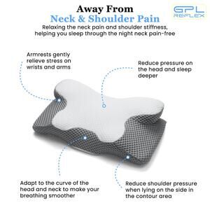 Pillows For Neck And Shoulder Pain: GPL REFLEX Cervical Pillow